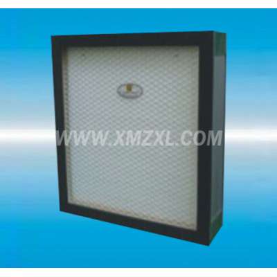 low resistance mini-pleated HEPA air filter