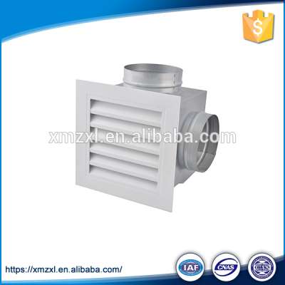 Galvanized Sheet Air Diffuser, Air Grille With Plenum Box